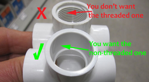 threaded and non-threaded pvc fittings