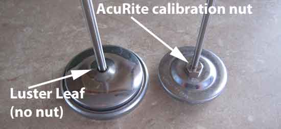 Calibrating a soil thermometer