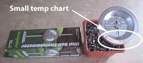Luster Leaf soil thermometer