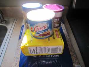 homemade suet cake ingredients