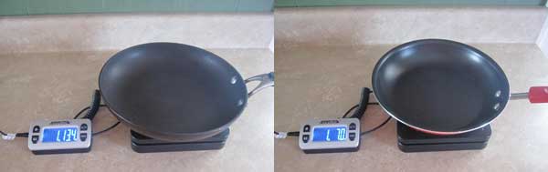 Calphalon omelette pan vs Rachael Ray skillet