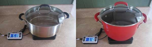 Calphalon chili pot vs Rachael Ray stockpot