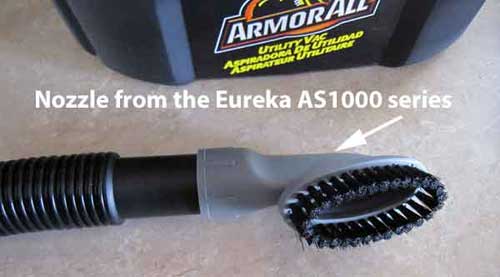 Eureka nozzle on ArmorAll car vacuum