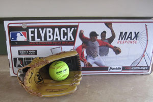 Franklin Sports Field Master glove and practice net