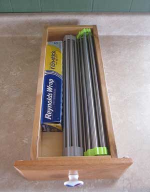 dish dryer racks in drawer