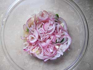 pickled red onions